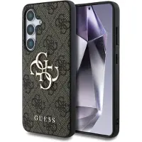 GUESS Samsung Galaxy S25 Plus Hülle - Kunststoff - - Backcover/Hard Case - Braun