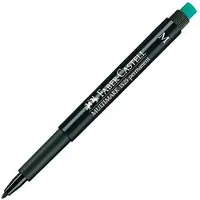 Faber-Castell Marker Multimark, inkl. Spezialradierer, schwarz, M, permanent