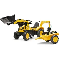 Falk - Komatsu Trettraktor mit Lader, Bagger und Anschlussgleis