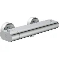Eisl CARNEO Duscharmatur mit Thermostat, Mischbatterie Dusche, Duschthermostat mit Verbrühschutz, Chrom