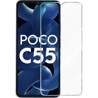 Cadorabo Display Schutzglas Folie für Xiaomi Poco C55 3er Pack