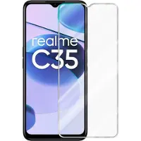 Cadorabo Display Schutzglas Folie für Realme C35 / Narzo 50A PRIME