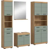 Ebuy24 .home Badkombination Scout Artisan Eiche Nachbildung B/H/T: 186x191x34cm