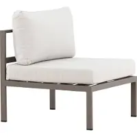 Ebuy24 Copacabana Gartensofa Mittelsegment beige.