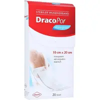 Dräco Dracopor waterproof Wundverband 10x20 cm steril 20 St Pflaster