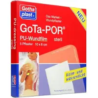 Gothaplast GmbH GOTA POR PU Wundfilm 10x6cm steril 5 St