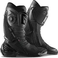 Gaerne GP1 LS Schwarz Anthrazit Motorrad Stiefel Größe 42