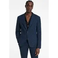 John Varvatos Peak Lapel One Hook Eye Jacket Deep Blue Größe: 48 | Blazer Outlet | Herren | Blau