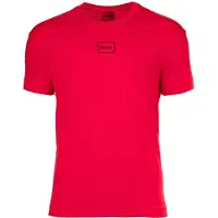 HUGO T-Shirt Laze 50525236 Rot Regular Fit
