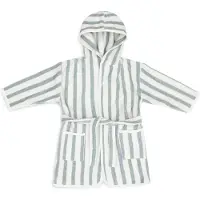 Jollein Bademantel, Stripe Sea Green