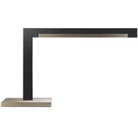 LIGHT-POINT Inlay T2 Linear Tischlampe, gold/schwarz, 40cm - , dimmbar, Gold / Messing, für Wohnzimmer, Aluminium