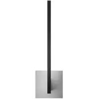 LIGHT-POINT Inlay W2 Linear Wandlampe, schwarz/silber - , dimmbar, Schwarz, für Wohnzimmer, Aluminium