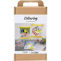 Creativ Company Malen Acrylfarbe Set Malen nach Zahlen Kinder