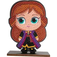 Craft Buddy Diamond Painting "Crystal Art Buddy", 11 x 8 cm Anna