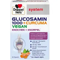 Queisser Pharma GmbH & Co. KG Doppelherz Glucosamin 1000+curcuma vegan 60 St