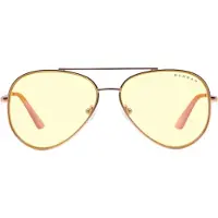 Gunnar Maverick Computerbrille - Amber Glas, roségold