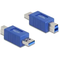 DeLOCK 67213, USB Type-A, USB Type-B, Blau
