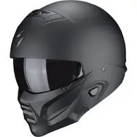Scorpion Exo-Combat II Solid Matt Schwarz Jethelm Größe L