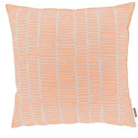 Pflanzen-Kölle Knuffelkissen 'Bliss', orange-weiß, ca. 45 x 45 cm