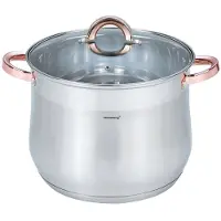 Klausberg Großer Catering-Topf aus Stahl 10,7L 26cm Roségold KB-7794