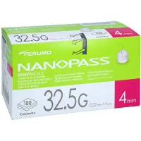 Medi-Spezial GmbH Terumo Nanopass 32,5 Pen Kanüle 0,22x4 m 100 St