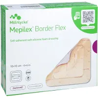 CC Pharma GmbH Mepilex Border Flex Schaumverb.haft.10x1 10 St