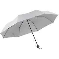 Maximex 2in1 Taschenschirm in Grau - (B)40 x (H)40 cm - onesize