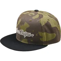 Troy Lee Designs Flat Bill Signature Snapback Kappe