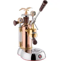La Pavoni LPLESE01EU, Espressomaschine, 1,6 l, 950 W, Chrom, Kupfer, Gold