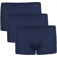 Ammann Boxershorts "Boxershort Cotton & More Retro Short 3P 3er Pack", Herren, Gr. M, blau (dunkelblau), Obermaterial: 57% Modal CMD. 35% Baumwolle CO. 8% Elasthan EL., Unterhosen Boxershorts