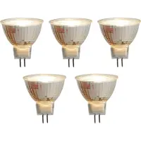LUEDD Set mit 5 GU5.3 LED-Leuchtmitteln MR16 5W 420lm 2700K 12V