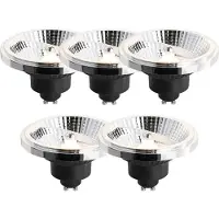 LUEDD 5er-Set GU10 Dimmbare LED-Lampe 111mm 10,5W 770lm 2700K