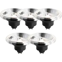 LUEDD 5er-Set GU10 3-Stufen-Dimmbare LED-Lampe 111mm 10,5W 770lm 3000K