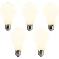 LUEDD 5er Set E27 LED-Glühbirnen A67 Opal 8W 900lm 2700K