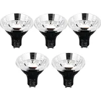 LUEDD Set mit 5 Smartes GU10 dimmbares LED-Leuchtmittel AR70 6W 500lm 2200-6500K