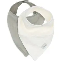 Jollein Lätzchen Bandana Hydrophil - Olive Green/Oatmeal - 2 Stück