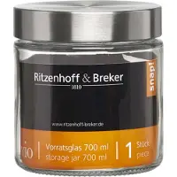 Ritzenhoff & Breker #4xRitzenhoff & Breker Vorratsglas "VIO", rund, 0,7 l