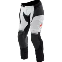 Dainese Super Adventure Absøluteshell Wasserdichte Schwarz Glacier Grau Rot Motorrad Textilhose Größe 48