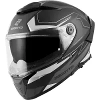 Bogotto FF118 Vilial Matt Schwarz Grau Integralhelm Größe L