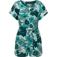 Ragwear Jumpsuit "Salwin" Kurzer Overall mit Taillen-Bindeband