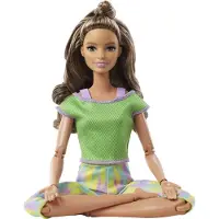 Mattel GXF05 - Barbie - Made to Move - Bewegliche Barbie mit Gelenken