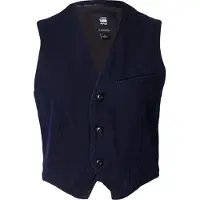 G-Star für Damen. D24207-C456-082 Denim-Weste blau (L), Lässig, Baumwolle