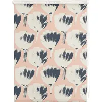 Julia Schumacher by Lichtblick Rollo Klemmfix, ohne Bohren, Verdunkelung, Jumbo Flowers on salmon - Rot 45 cm x 150 cm (B x L)