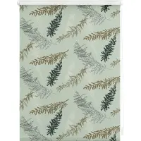 Julia Schumacher by Lichtblick Rollo Klemmfix, ohne Bohren, Verdunkelung, Fir Branches - Grün 70 cm x 150 cm (B x L)