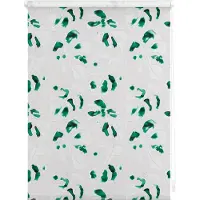 Julia Schumacher by Lichtblick Rollo Klemmfix, ohne Bohren, Verdunkelung, Monstera - Grün 90 cm x 150 cm (B x L)