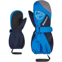 Ziener Fäustlinge Laurus Z AS Mitten Mini Kinder Persian Blue / Dark Navy / Grey-0 - 1 Jahr