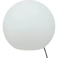 Licht-Erlebnisse Standleuchte Außen CUMULUS Weiß Kunststoff E27 Zeitlose Stehlampe Hof Eingangsbereich Garten