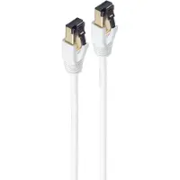 Shiverpeaks BS08-41086, 15 m, Cat8.1, F/FTP (FFTP), RJ-45, RJ-45, Weiß