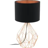 Eglo Pedregal Tischlampe - Kupfer/Schwarz