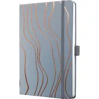 Sigel Notizbuch HC A5 174S lin.grau